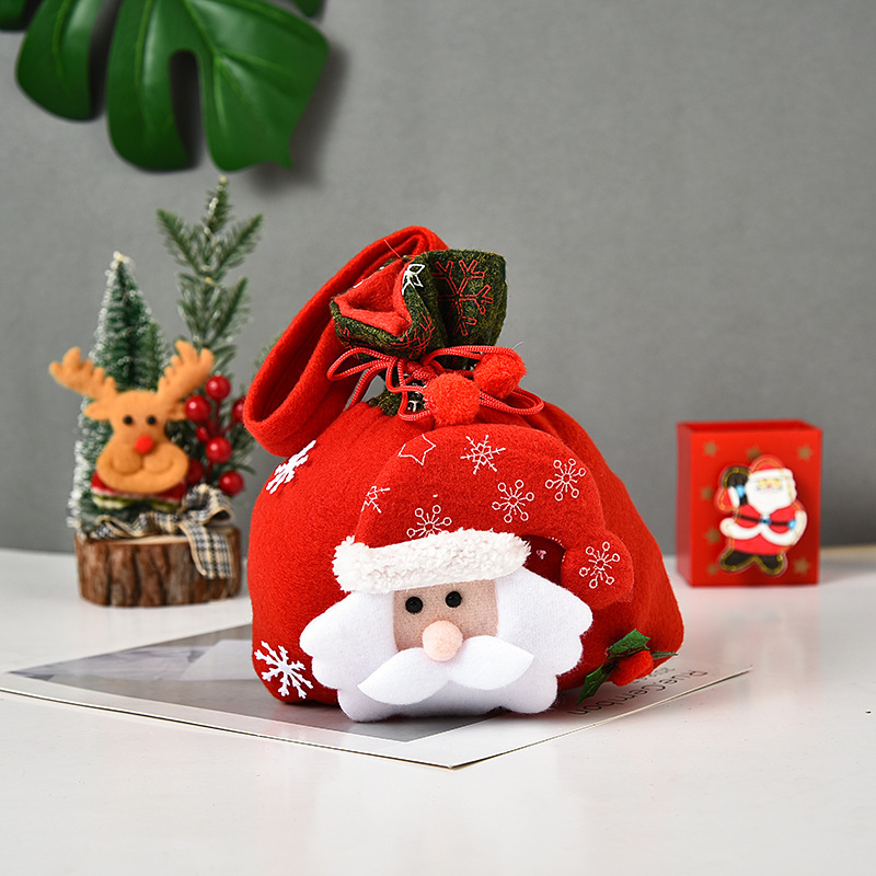 Christmas Style Cute 3D Pattern Handbag-kissminis