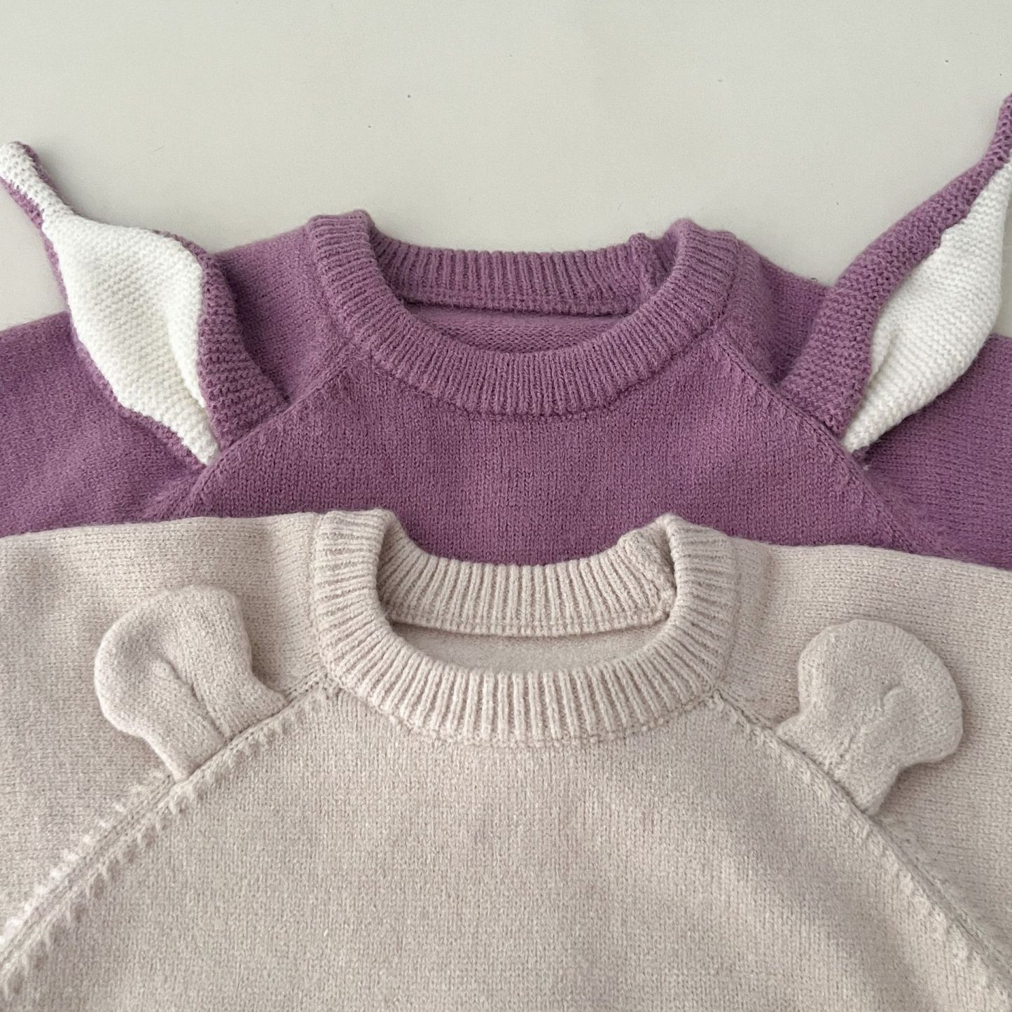 Toddler Boy/Girl Bear/Rabbit Ears Design Knit Sweater-kissminis