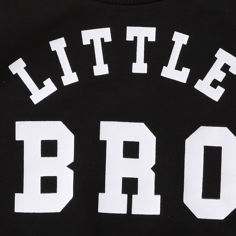 2pcs Baby Letter Printed Sweatshirt with Pants Set-kissminis