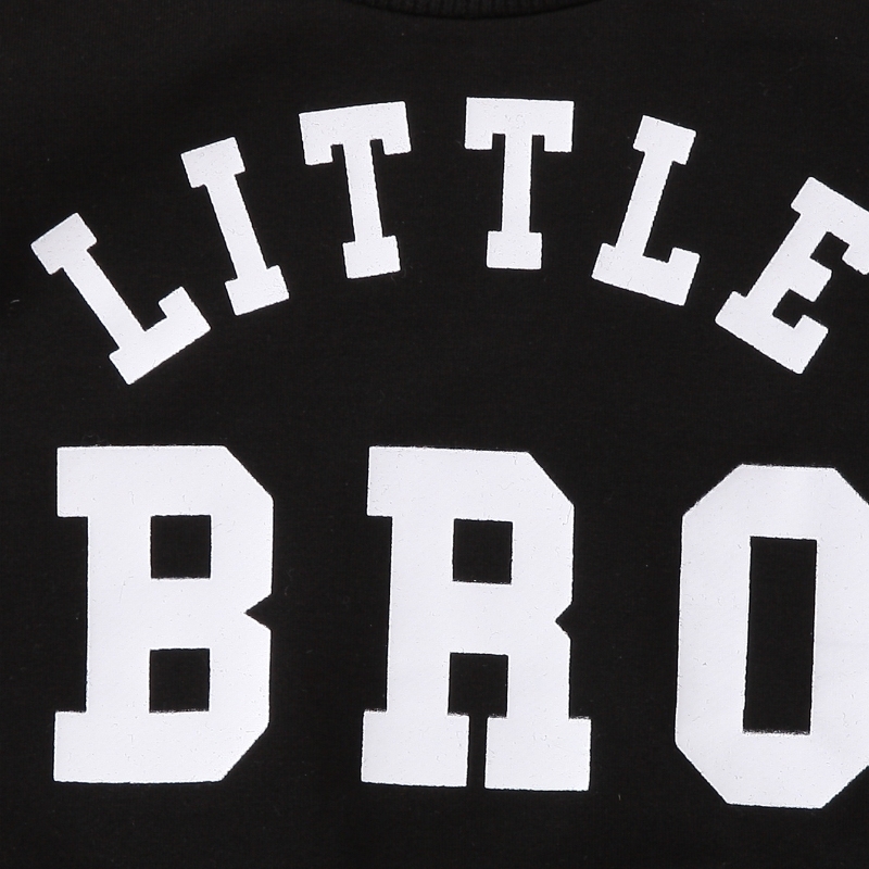 2pcs Baby Letter Printed Sweatshirt with Pants Set-kissminis
