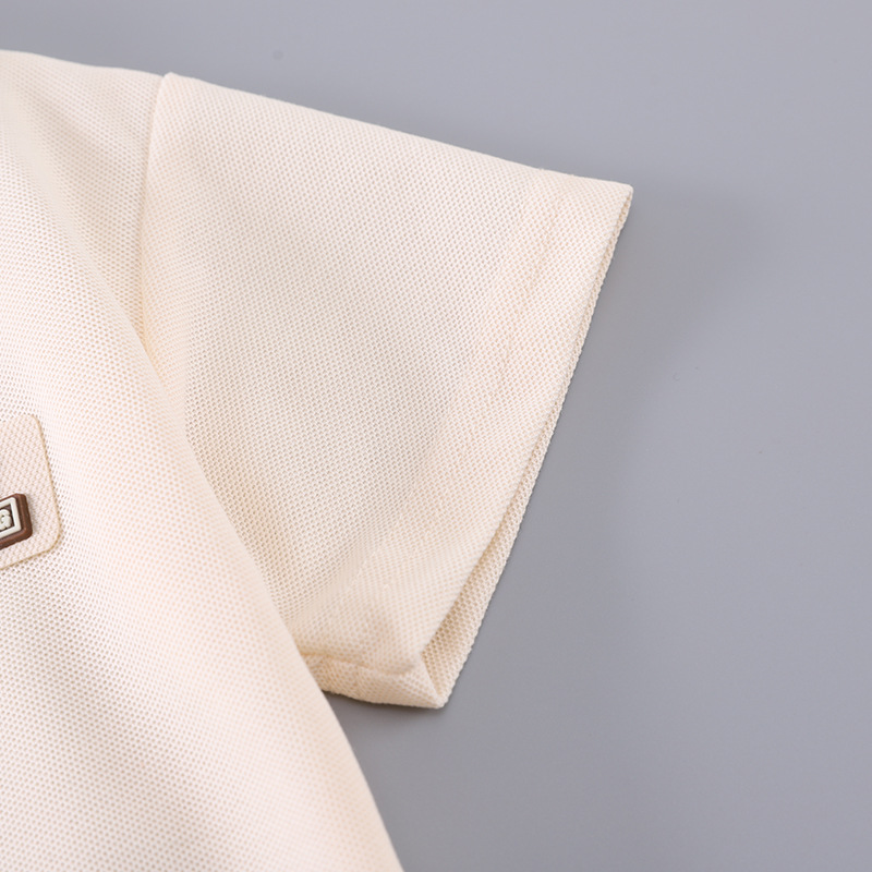 2pcs Bear POLO Shirt and Shorts Set