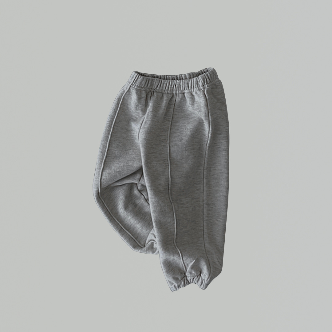 Baby Boy/Girl Solid Color Casual Elasticized Joggers Pants