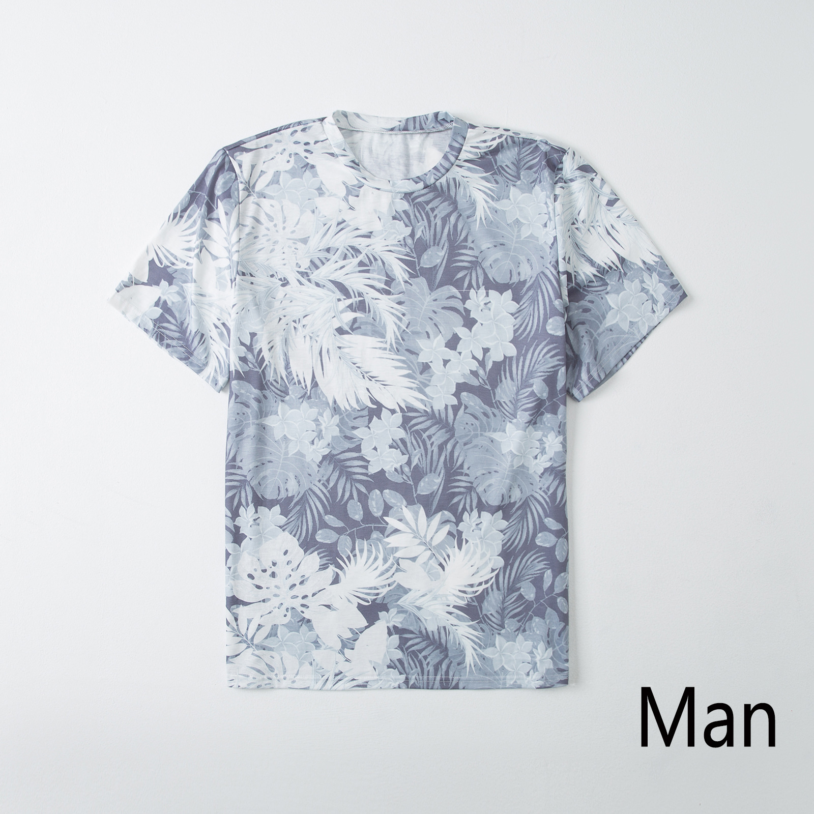 Family Matching Floral Print Grey Bodysuit Sweatshirt-kissminis
