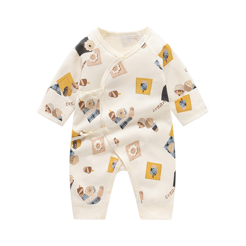 Newborn Baby Ice Cream Cake Strappy Romper