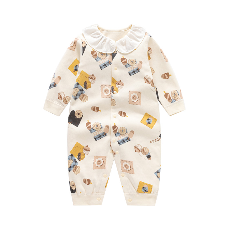 Newborn Baby Ice Cream Cake Romper