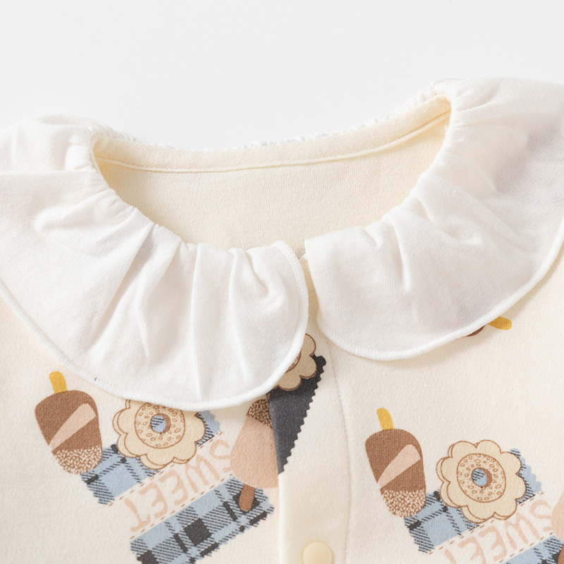 Newborn Baby Ice Cream Cake Romper