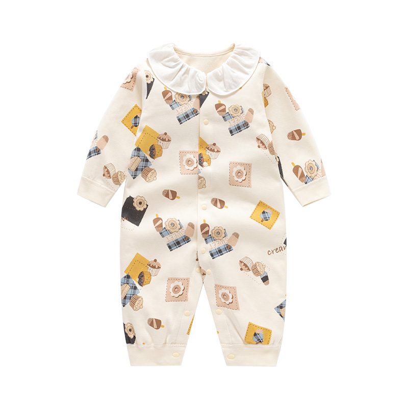 Newborn Baby Ice Cream Cake Romper