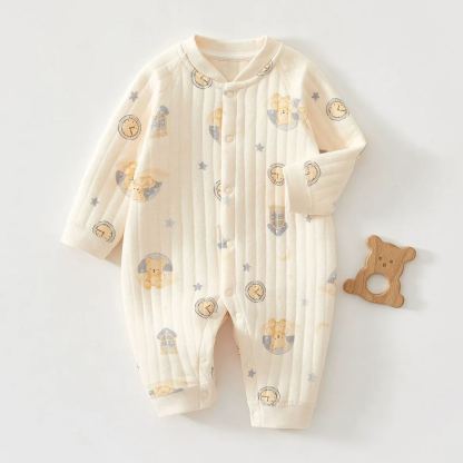 Baby Boy/Girl Cartoon Animal Pattern Romper