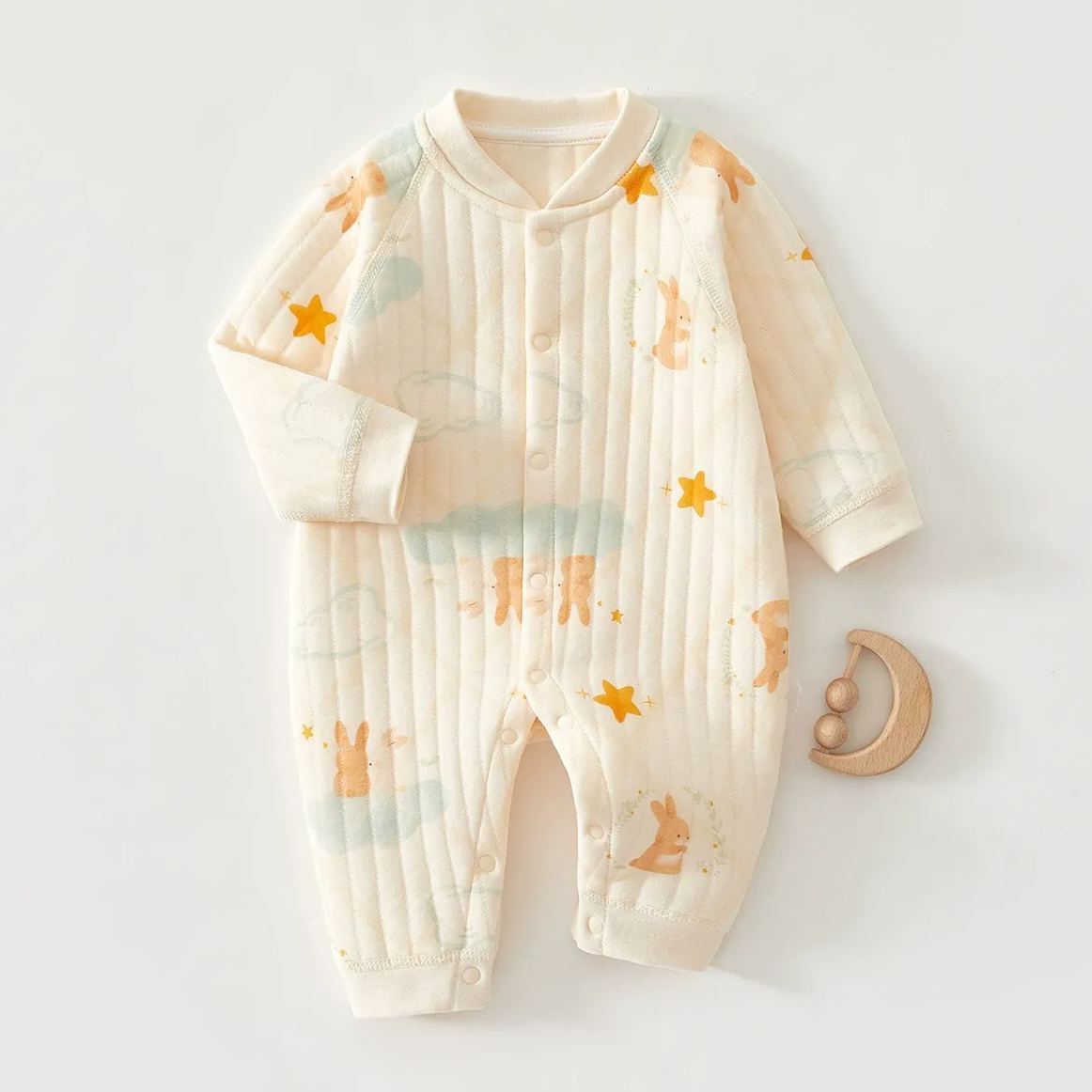 Baby Boy/Girl Cartoon Animal Pattern Romper