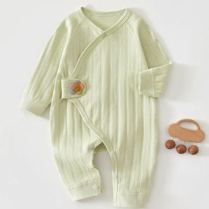 Baby Boy/Girl Petal-Patterned Romper