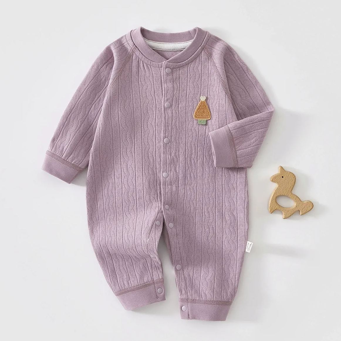 Baby Boy/Girl Little Tree Pattern Romper