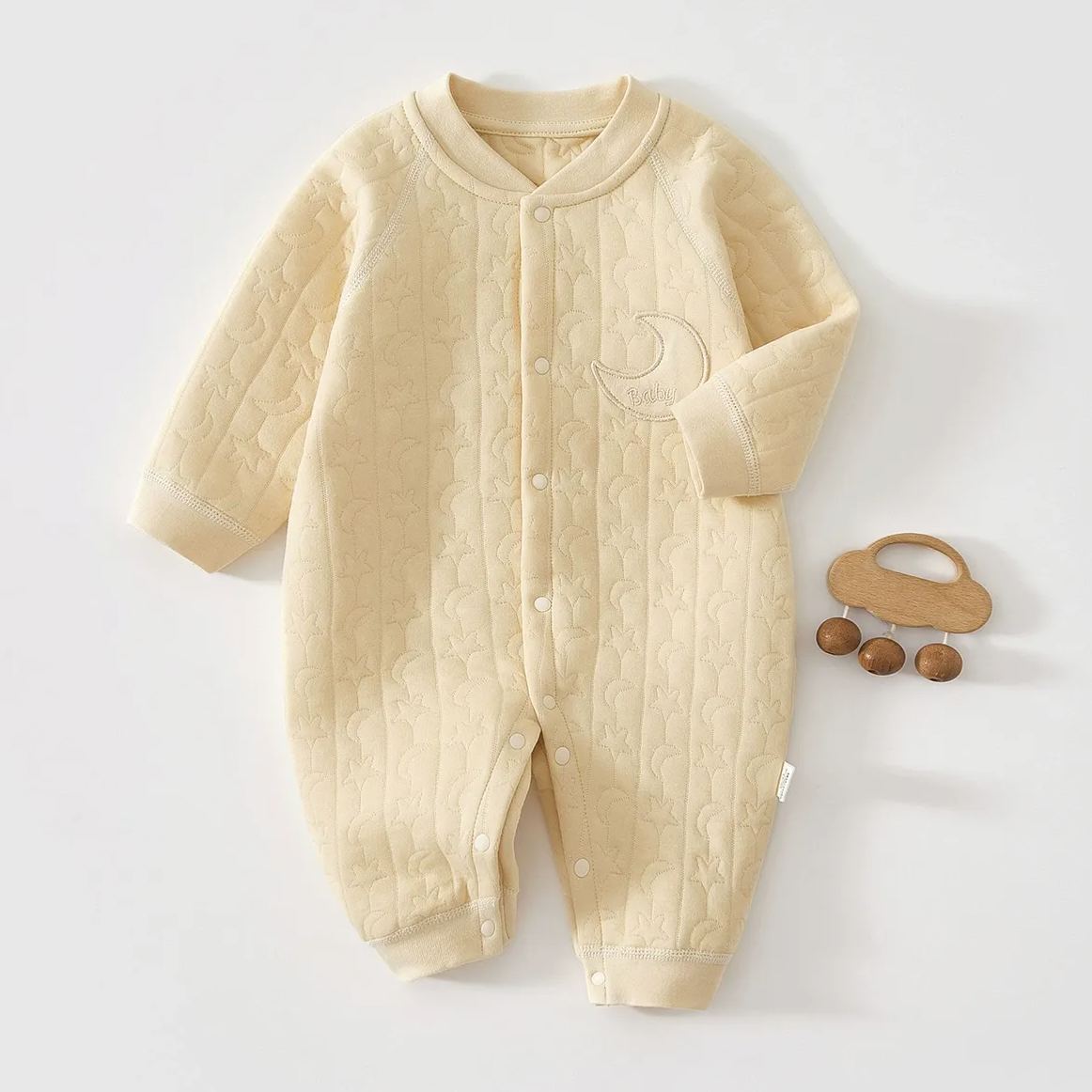 Baby Boy/Girl Star And Moon Pattern Romper