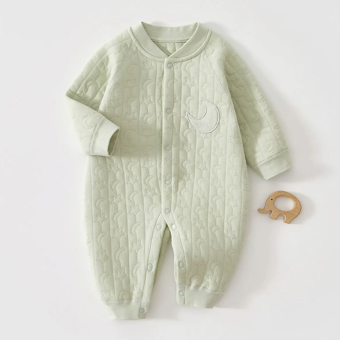 Baby Boy/Girl Star And Moon Pattern Romper