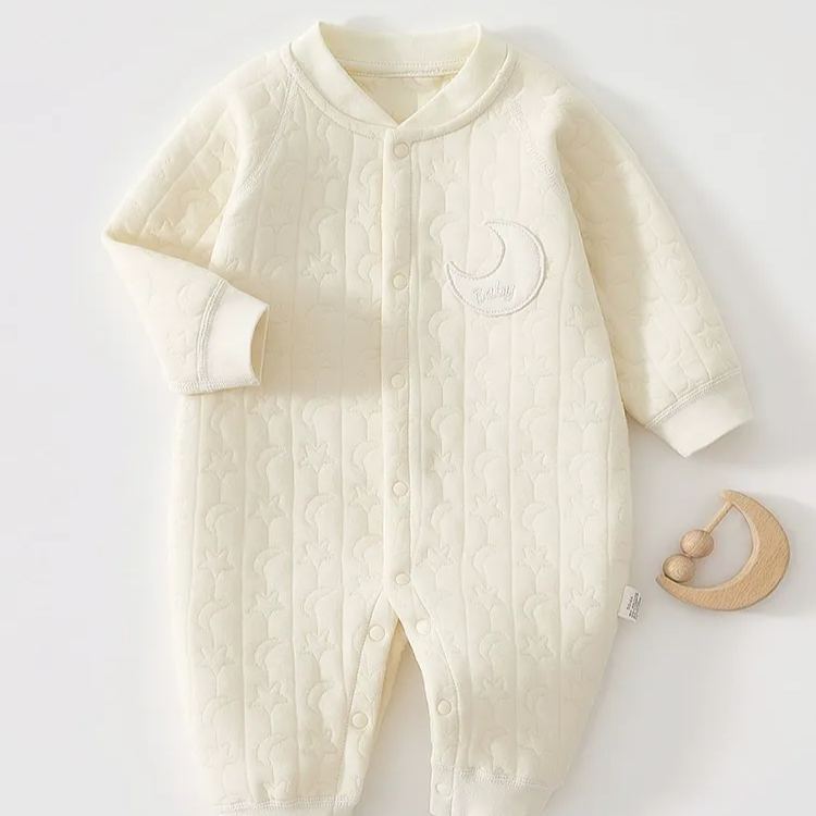 Baby Boy/Girl Star And Moon Pattern Romper