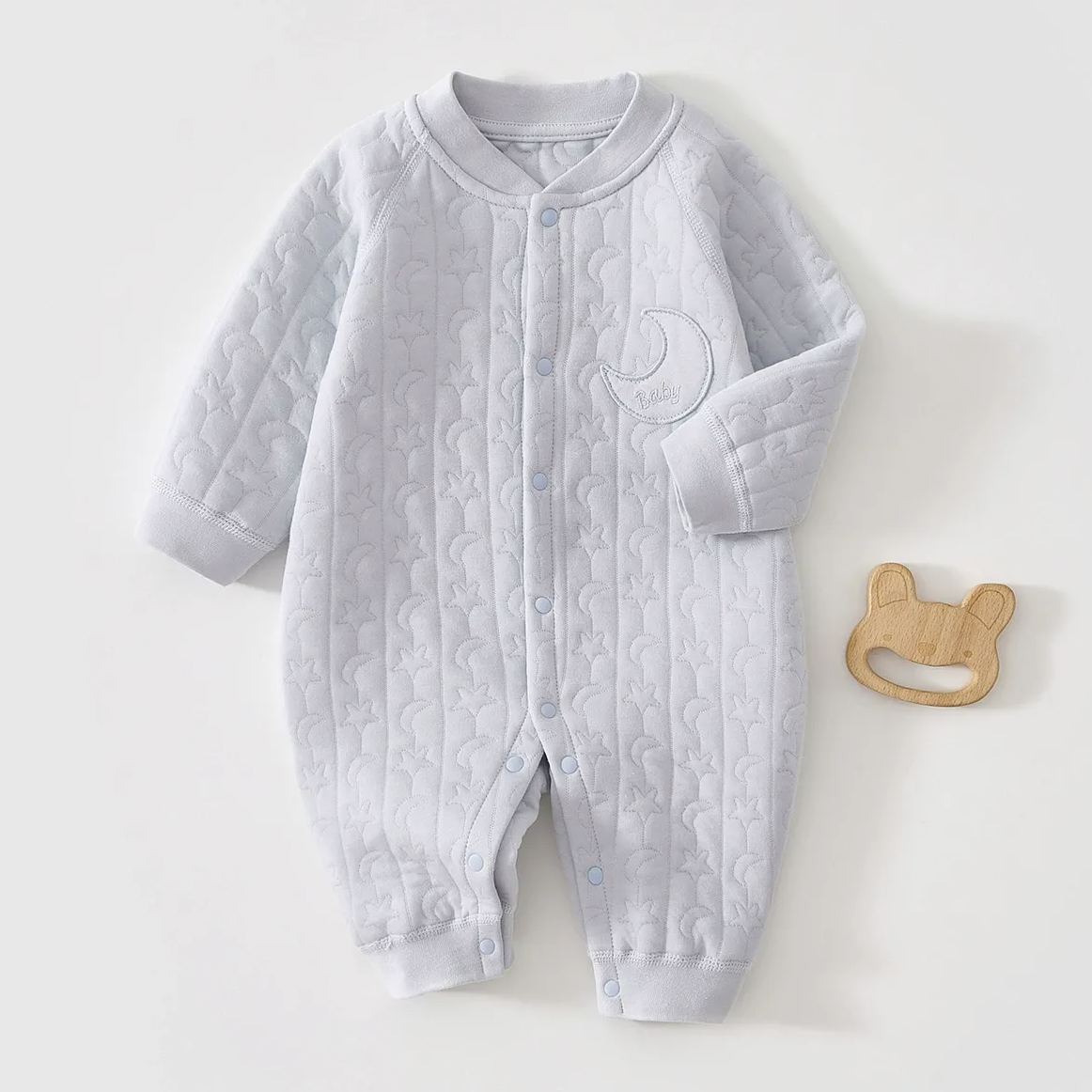 Baby Boy/Girl Star And Moon Pattern Romper