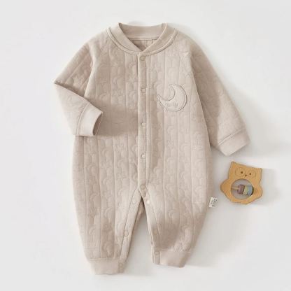 Baby Boy/Girl Star And Moon Pattern Romper