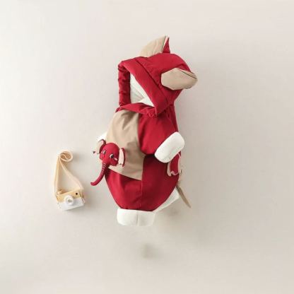 Baby Boy/Girl Embroidered Bear Pure Cotton RomperBaby Boy/Girl Dumbo Patterned Thickened Romper