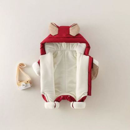 Baby Boy/Girl Embroidered Bear Pure Cotton RomperBaby Boy/Girl Dumbo Patterned Thickened Romper