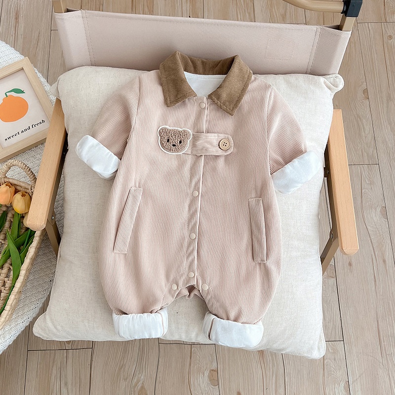 Baby Boy Casual Korean Style Long Sleeve Romper