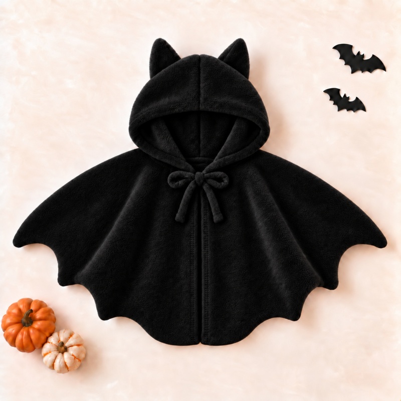 Halloween Cartoon Warm Baby Cape Poncho