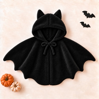 Halloween Cartoon Warm Baby Cape Poncho
