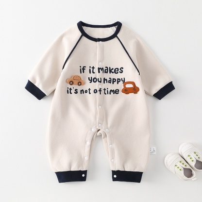 Baby Boy Korean Style Long Sleeve Romper