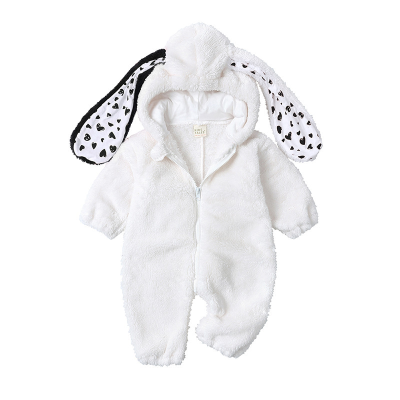Bunny Plush Christmas Baby Romper Outfit