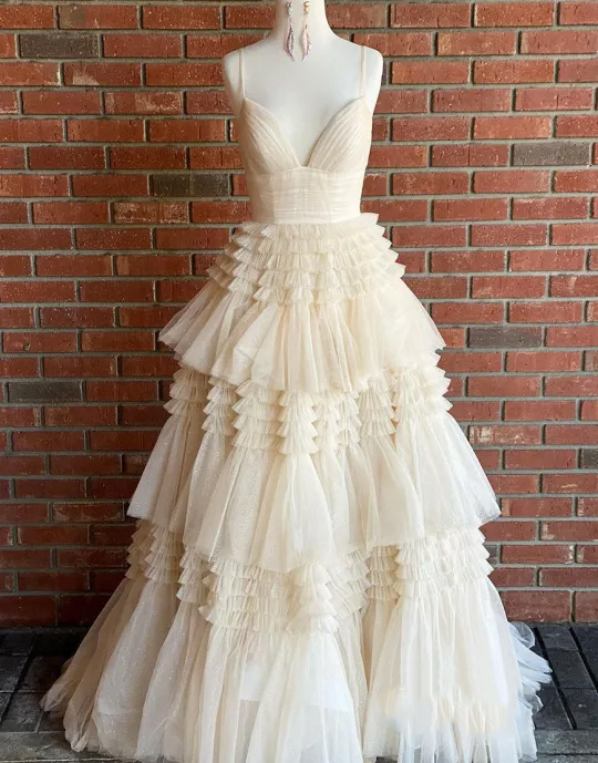 Sexy Daffodil A-Line Doric Sweetheart Long Prom Dress