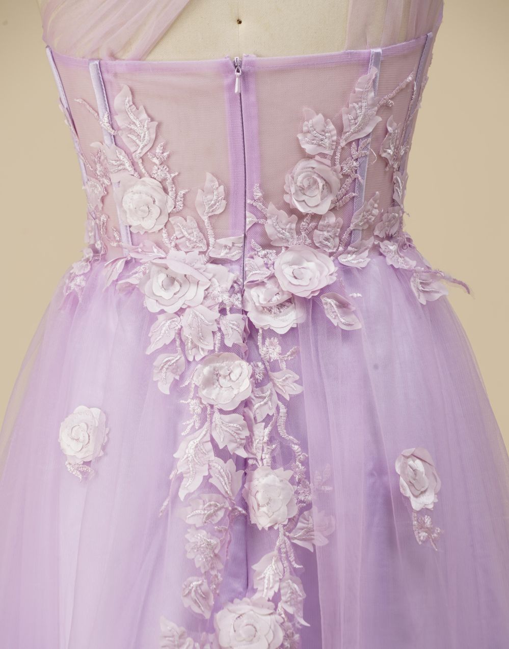 Gorgeous A-Line One Shoulder Prom Dress With Appliques