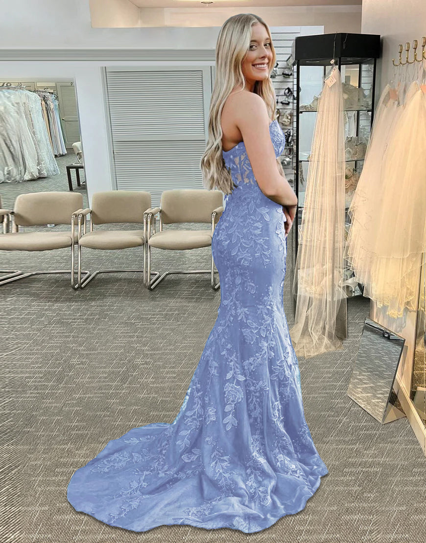 Mermaid Elegant Lace Sweetheart Prom Dress