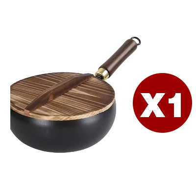 [Unbeschichtetes gesundes Kochgeschirr] Eisenauffrischendes reines Eisen Antihaft-Kochgeschirr