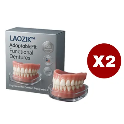 Bequemer Prothesen-Satz für optimale Gesichtsstütze, empfohlen von Experten