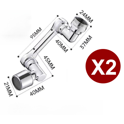 Roboterarm 4D rotierender Waschbeckenhahn