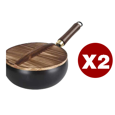 [Unbeschichtetes gesundes Kochgeschirr] Eisenauffrischendes reines Eisen Antihaft-Kochgeschirr