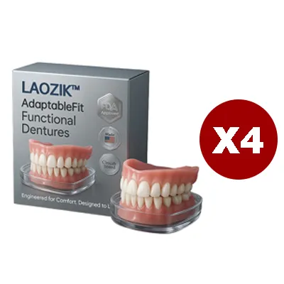 Bequemer Prothesen-Satz für optimale Gesichtsstütze, empfohlen von Experten