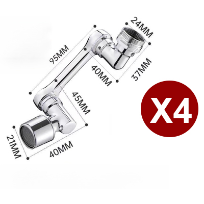 Roboterarm 4D rotierender Waschbeckenhahn