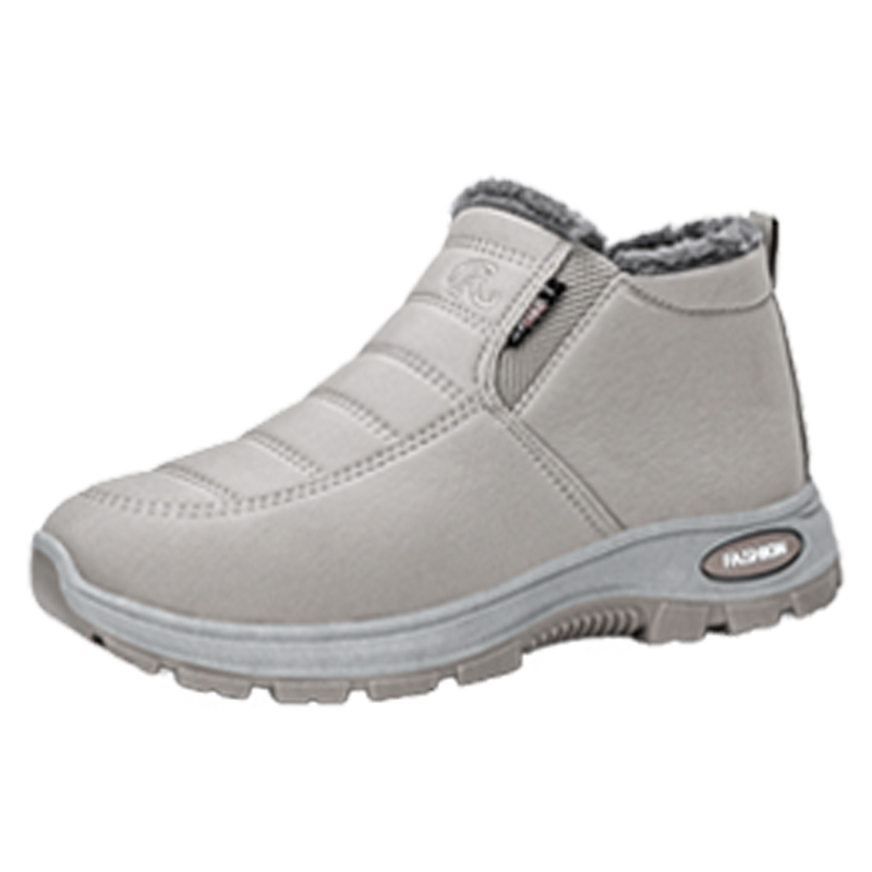 Gefütterte Schuhe für Männer und Frauen, die warm halten.