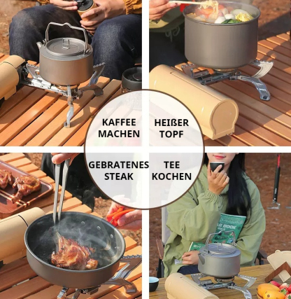 Klappbare Heizkassette Camping-Mehrzweckkocher