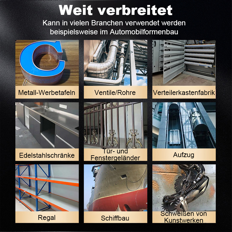  【90 ℃-480 ℃ einstellbar】 Handheld-Laserschweißmaschine