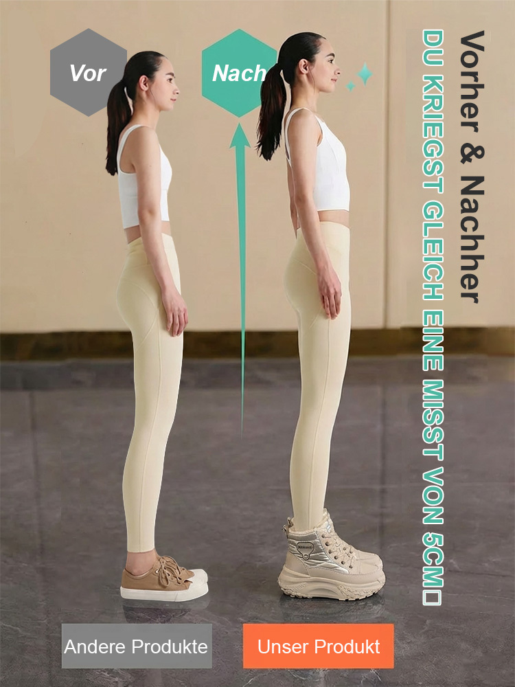 Koreanische Mode, stilvolle und vielseitige Plateauschuhe.