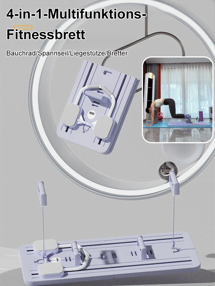 Multifunktionales 4-in-1-Fitnessbrett