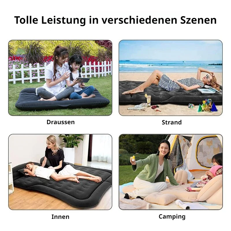 Aufblasbare Matratze für das Auto