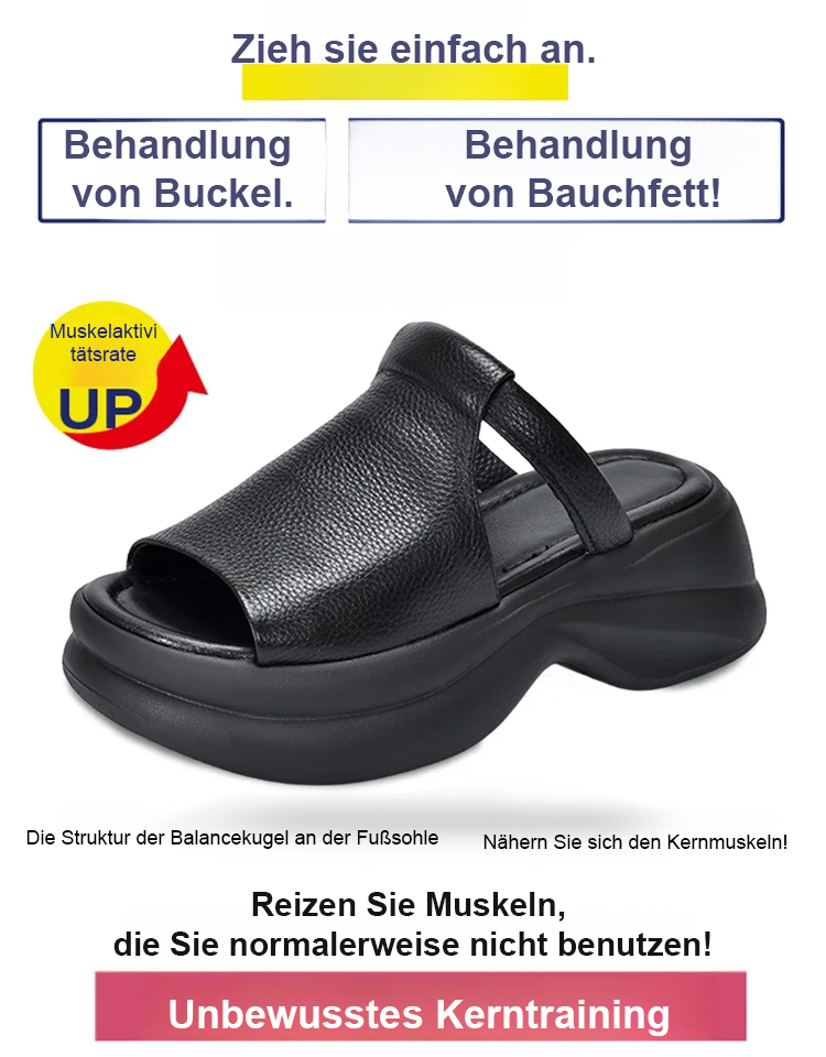 Sommerliche Plateau-Plateau-Fischmaul-Hausschuhe