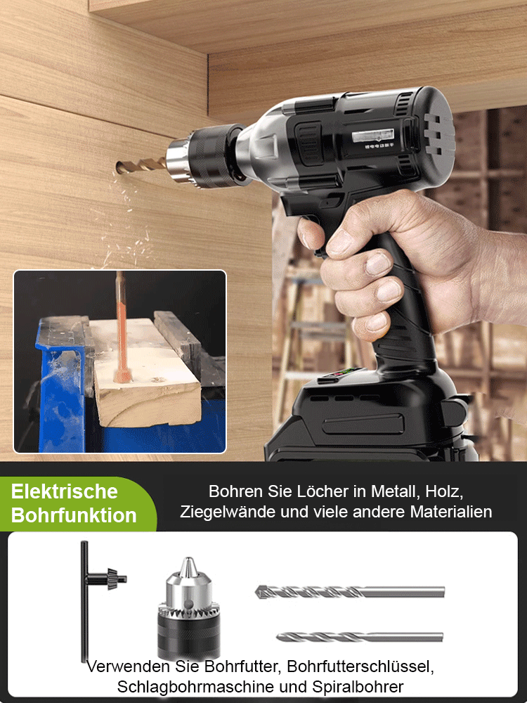 Bürstenloser Lithium-Akku-Elektroschrauber