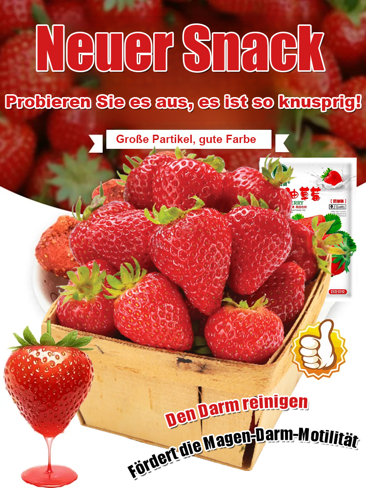 Riesige, super süße, saftige Sahne-Erdbeersamen