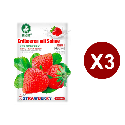 Riesige, super süße, saftige Sahne-Erdbeersamen