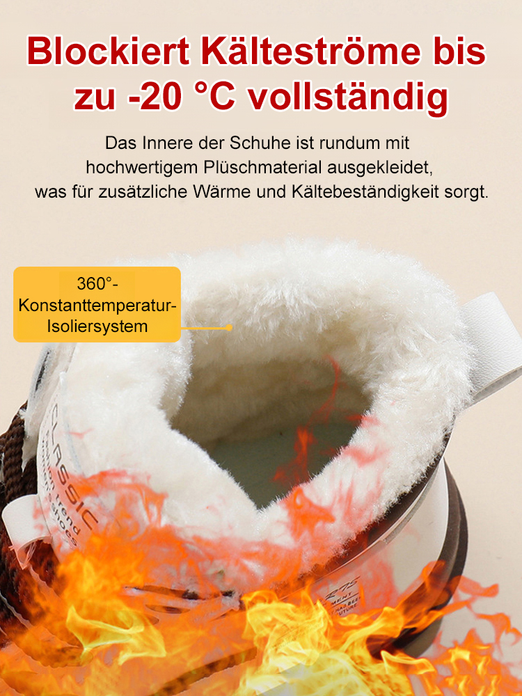 Damenstiefel mit dicker Sohle, Fleecefutter und hohem Schaft von Dr. Martens