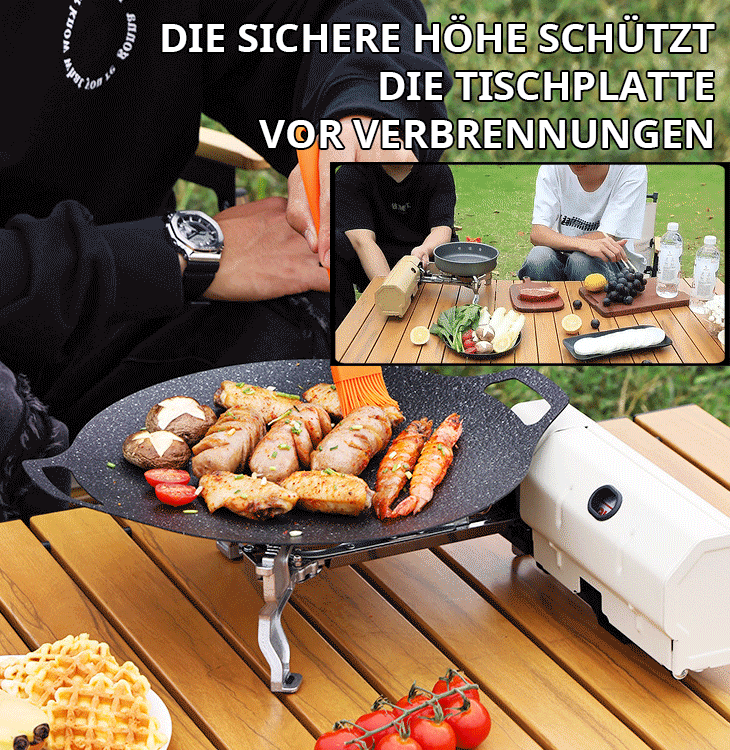 Klappbare Heizkassette Camping-Mehrzweckkocher