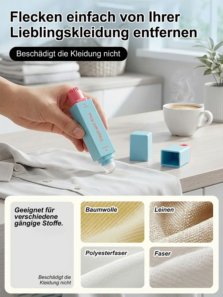 „Drei-Sekunden-Fleckenentferner“ Multifunktionaler Fleckenentferner-Stift für Kleidung