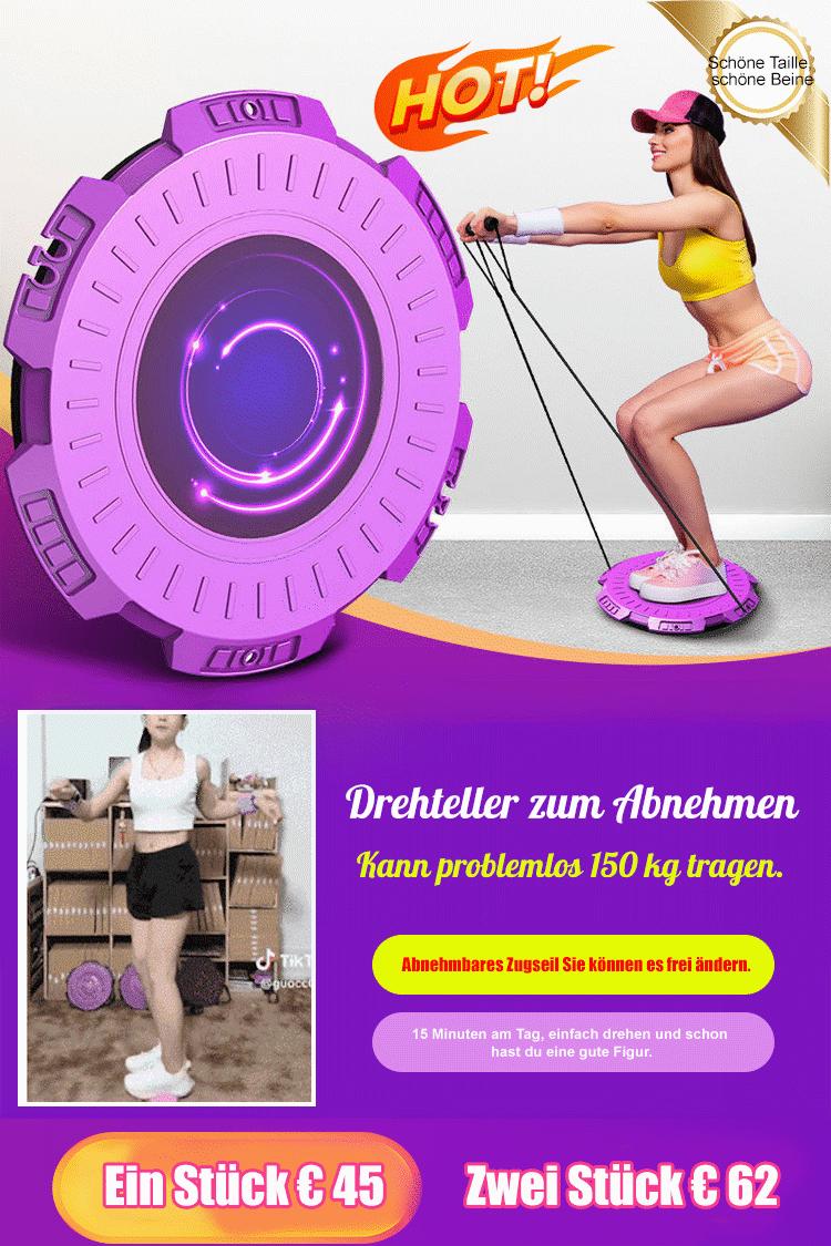 【Geben Sie eine gute Figur.】 Drehen Sie den Taillendrehteller